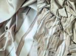 Ткань на шторы Шелк серый бежевый жемчужный Англия